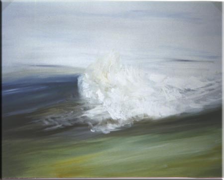 Wellenspiel, Acryl auf Leinwand, 70x90