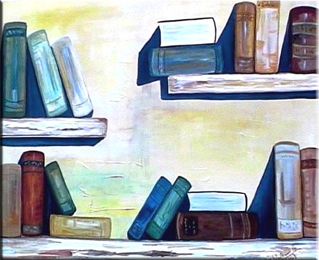 Bücherwand